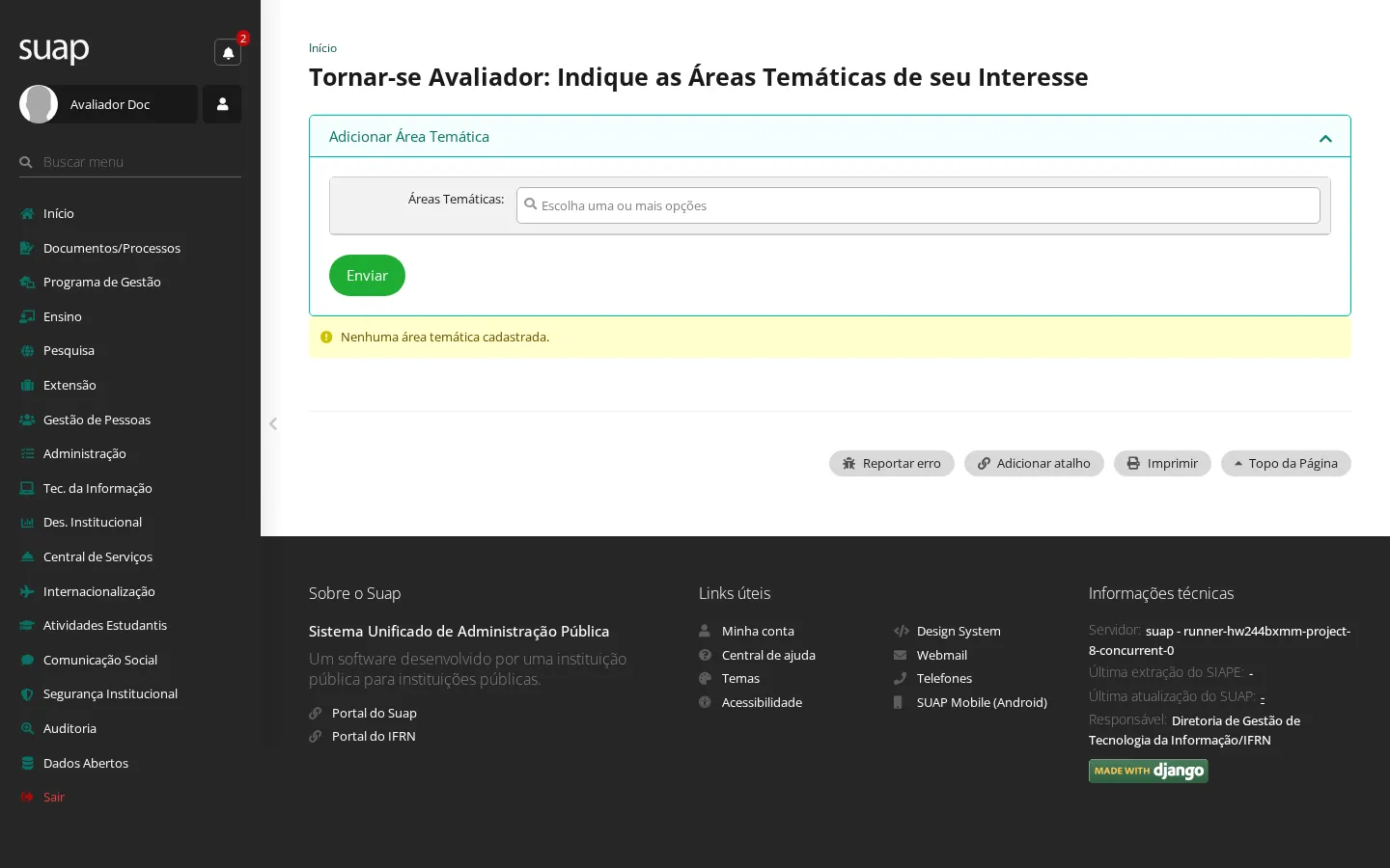 Tornar-se avaliador